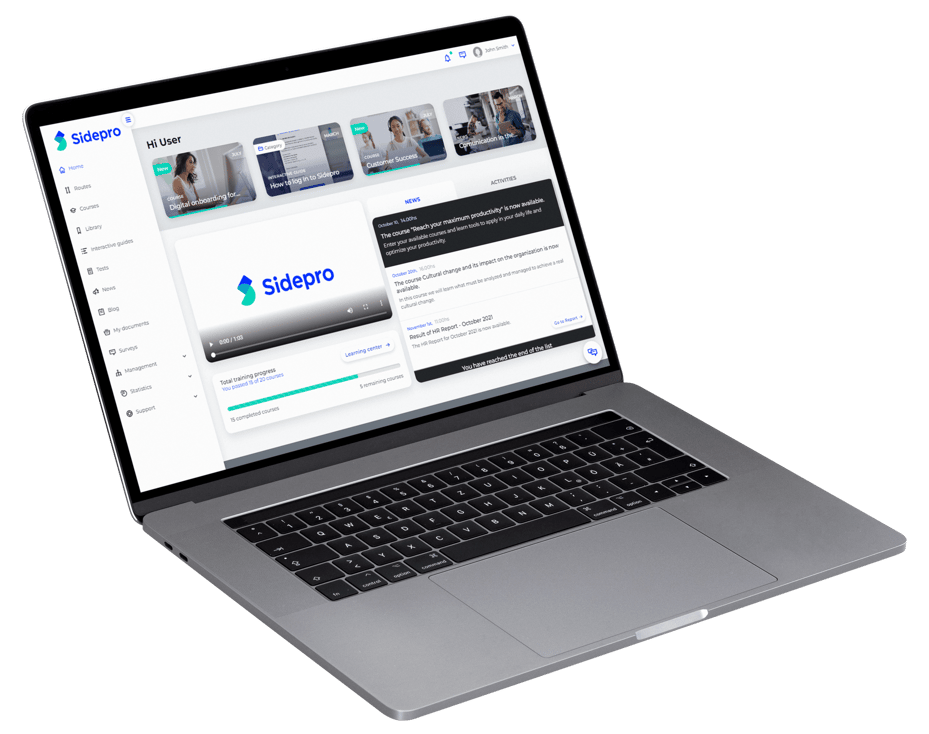 Sidepro a platform to develop a learning culture