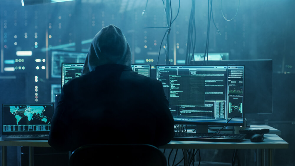 hacker preapering a cyberattack